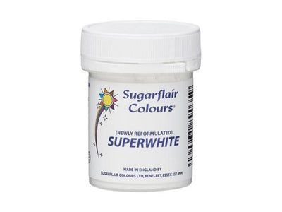 Χρώμα σε σκόνη Superwhite Sugarflair 20 γρ.