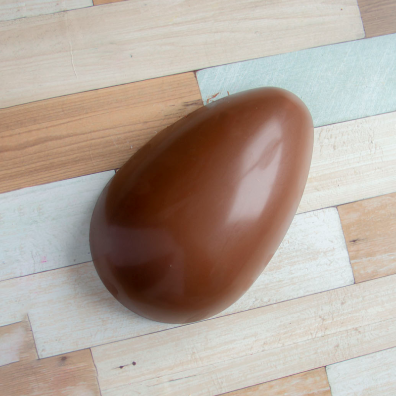 3-Part Chocolate Mold Egg with Thin Shell 750 g