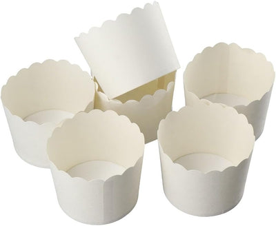 Κυπελάκια για Cupcakes Λευκά – Σετ 25 τεμαχίων