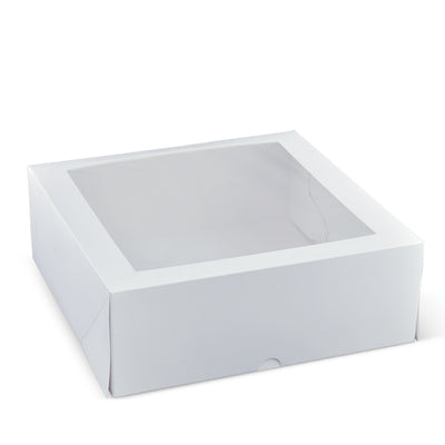 Λευκό κουτί με πάραθυρο 25 x 25 x 10 εκ