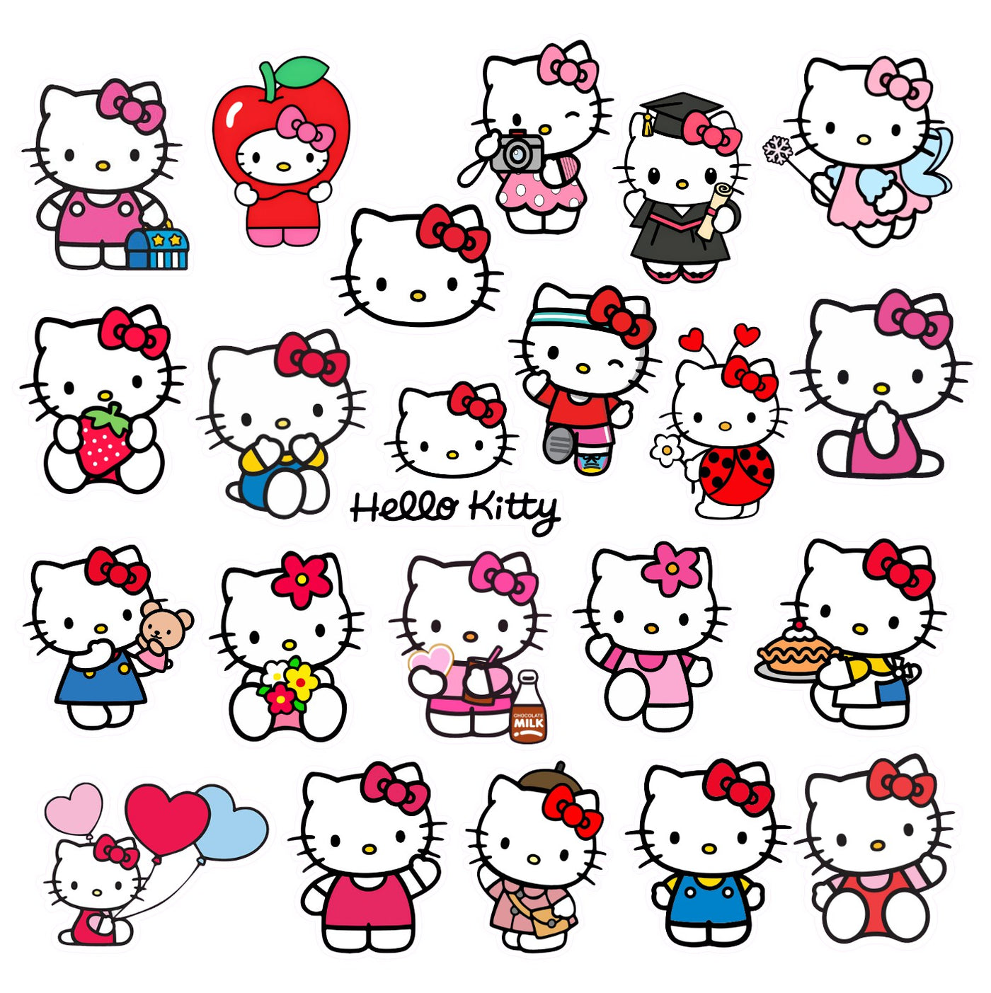 Βρώσιμα σχέδια Hello Kitty σετ 22 τεμ.