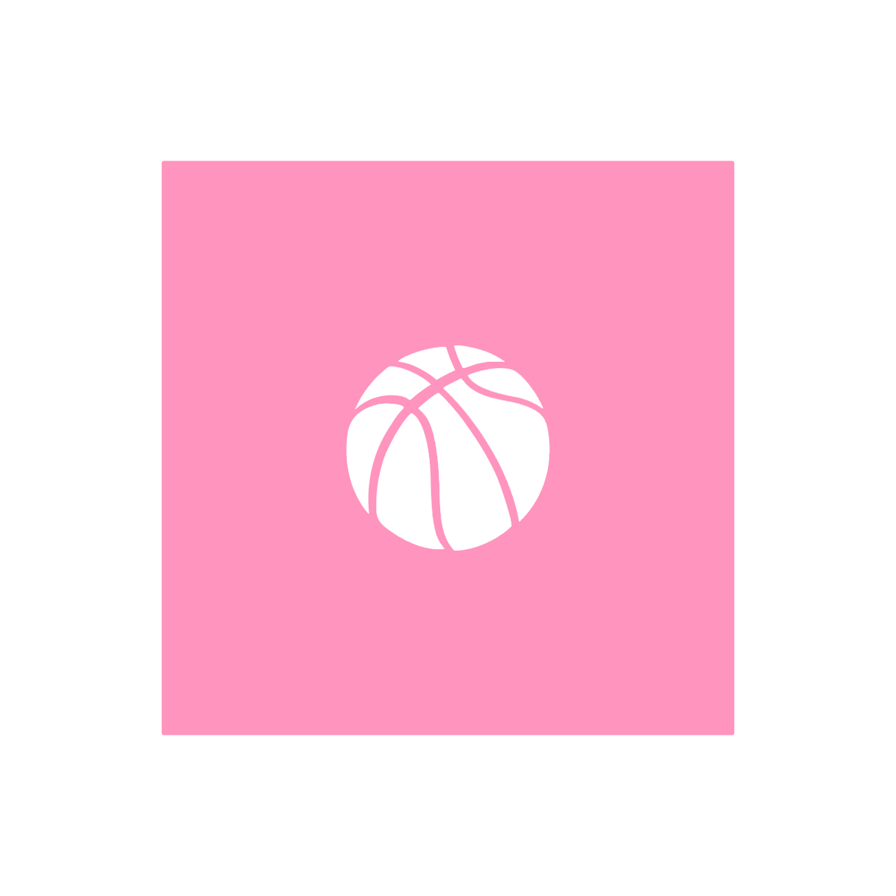 Stencil Basketball