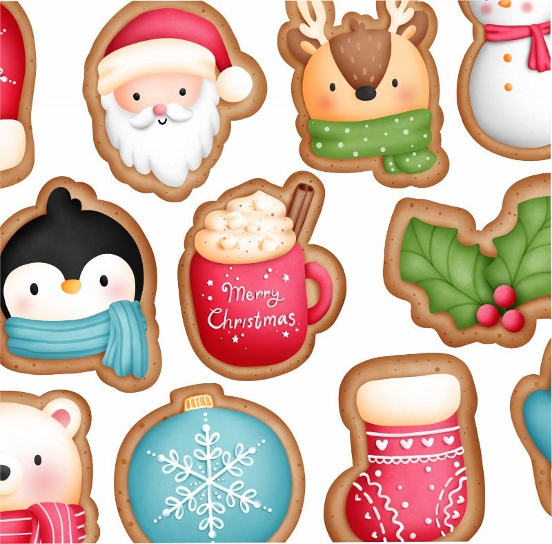 Βρώσιμα σχέδια σετ Christmas cookies 24 τεμ. - Made by Lenka Sweet Dreams - Lenka Sweet Dreams