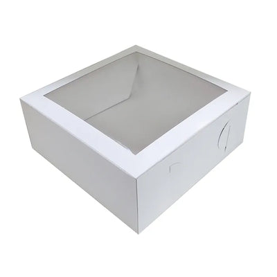 Λευκό κουτί με πάραθυρο 25 x 25 x 10 εκ