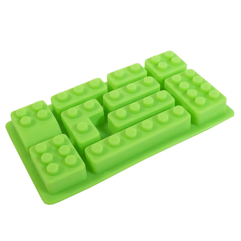 Φόρμα σιλικόνης 10 τουβλάκια Lego