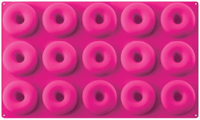 Φόρμα ψησίματος σιλικόνης για 15 mini donuts ή κουλουράκια 29x17 εκ. - Lenka Sweet Dreams - Lenka Sweet Dreams