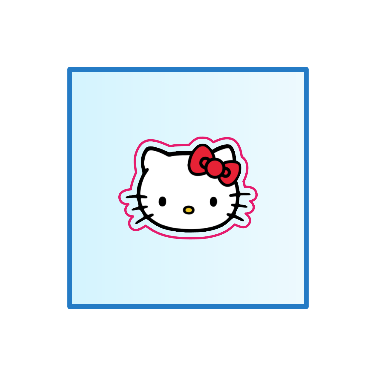 Κουπάτ κεφάλι Hello Kitty