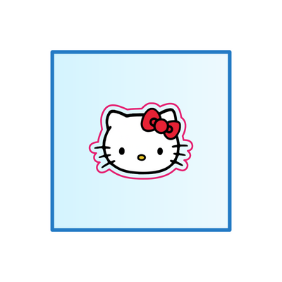 Κουπάτ κεφάλι Hello Kitty