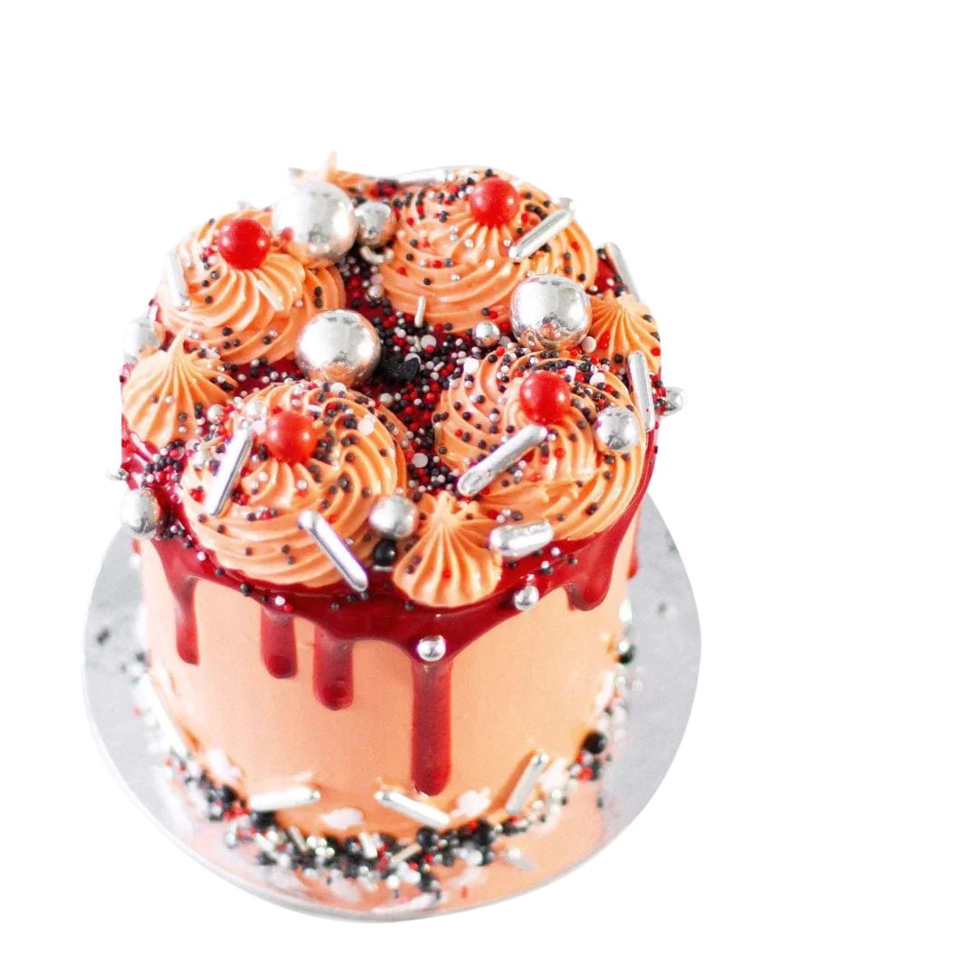 Μεγάλες πέρλες με σοκολάτα Silver choco xxl Happy sprinkles130 γρ. - Happy Sprinkles - Lenka Sweet Dreams