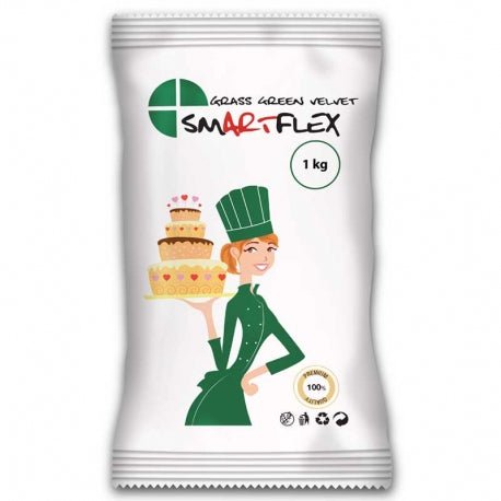 Πράσινο σκούρο ζαχαρόπαστα SmartFlex Velvet 1 kg. - Formix - Lenka Sweet Dreams