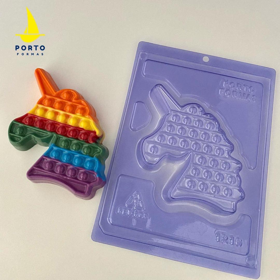 SPECIAL καλούπι σοκολάτας POP IT Unicorn - Porto Formas - Lenka Sweet Dreams