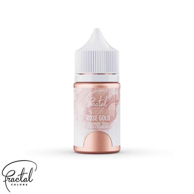 Χρώμα αερογράφου περλέ μεταλλικό Rose gold Fractal 33 ml. - Fractal - Lenka Sweet Dreams