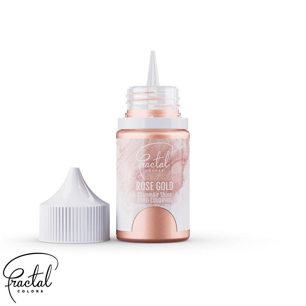 Χρώμα αερογράφου περλέ μεταλλικό Rose gold Fractal 33 ml. - Fractal - Lenka Sweet Dreams