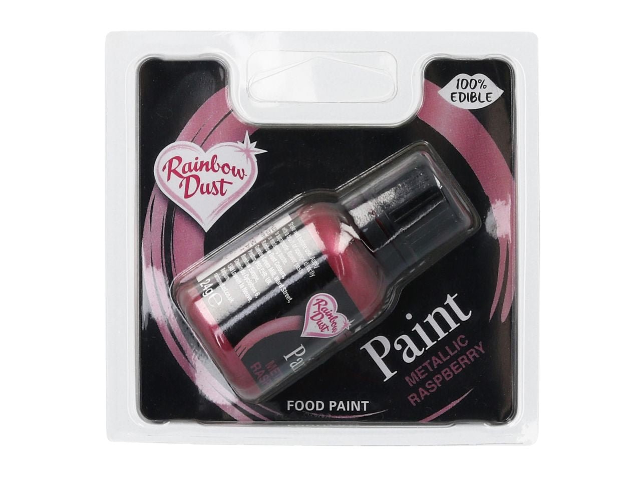 Χρώμα ζωγραφικής Metallic raspberry Rainbow dust 25 ml. - Rainbow Dust - Lenka Sweet Dreams