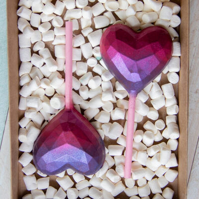 SPECIAL καλούπι σοκολάτας διαμαντένια καρδιά γλειφιτζούρι - Lenka Sweet Dreams