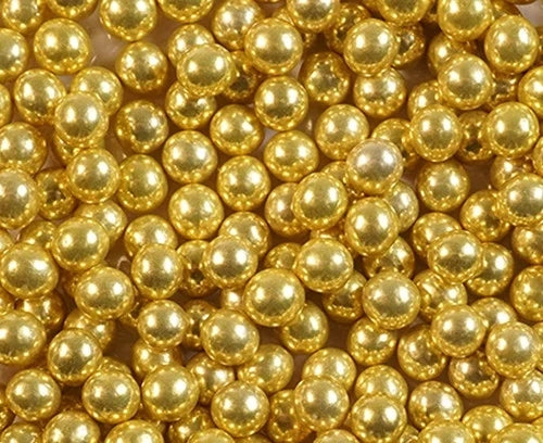 Ζαχαρωτές Χρυσές πέρλες μεγάλες 10 χιλ. 100 γρ - Lenka Sweet Dreams
