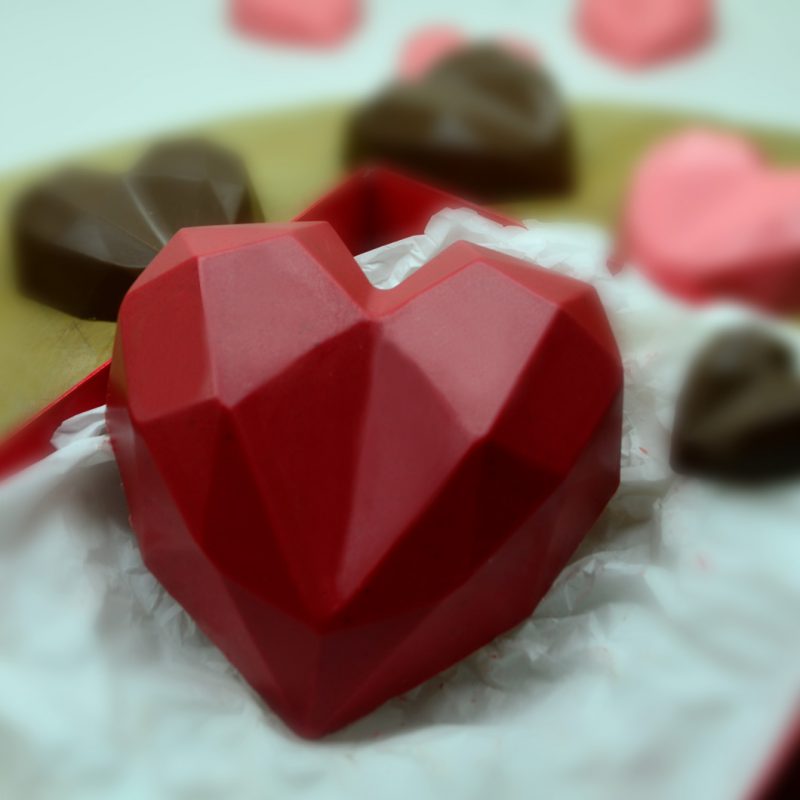 SPECIAL καλούπι σοκολάτας διαμαντένιες καρδιές - Lenka Sweet Dreams