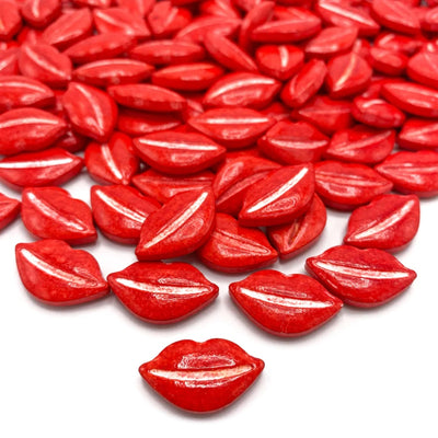 Ζαχαρωτά στολίδια Κόκκινα χείλη - Red Lips - Happy Sprinkles - Lenka Sweet Dreams