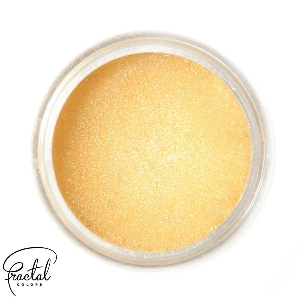 GOLDEN SHINE - Χρυσό λαμπερό περλέ χρώμα σε σκόνη 10ml. - Fractal