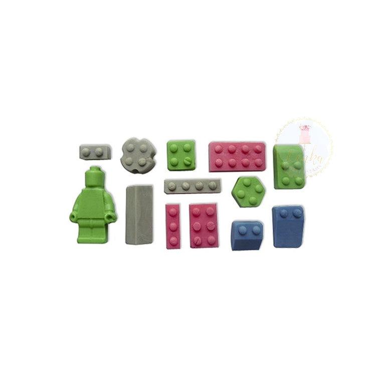 Καλούπι σιλικόνης κυβάκια Lego - Lenka Sweet Dreams