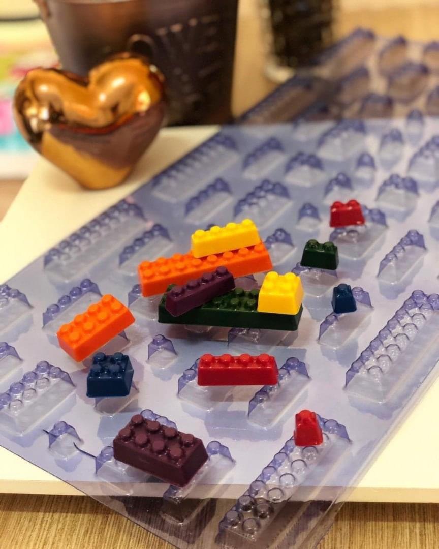 Καλούπι σοκολάτας κυβάκια ''Lego''.