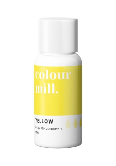 Χρώμα Πάστας - Κίτρινο - Oil Based - Colour Mill - Yellow.