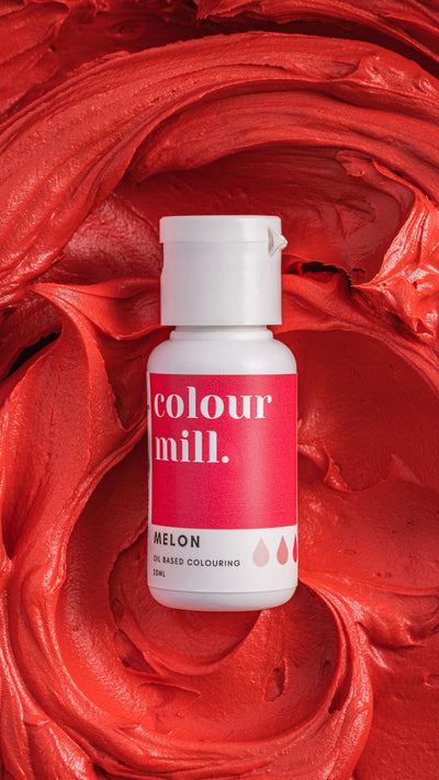 Χρώμα Πάστας - Κόκκινο καρπούζι - Oil Based -Colour Mill - Melon -20ml