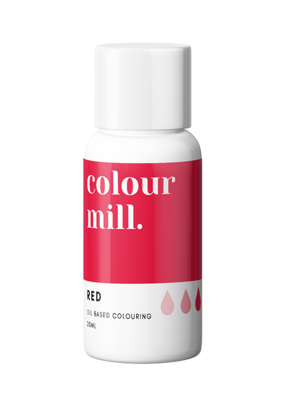 Χρώμα Πάστας - Κόκκινο - Oil Based - Colour Mill - Red.