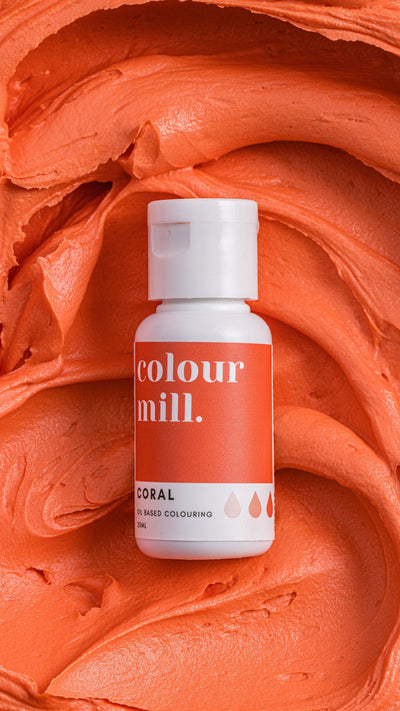 Χρώμα Πάστας - Κοραλί - Oil Based -Colour Mill - Coral -20ml