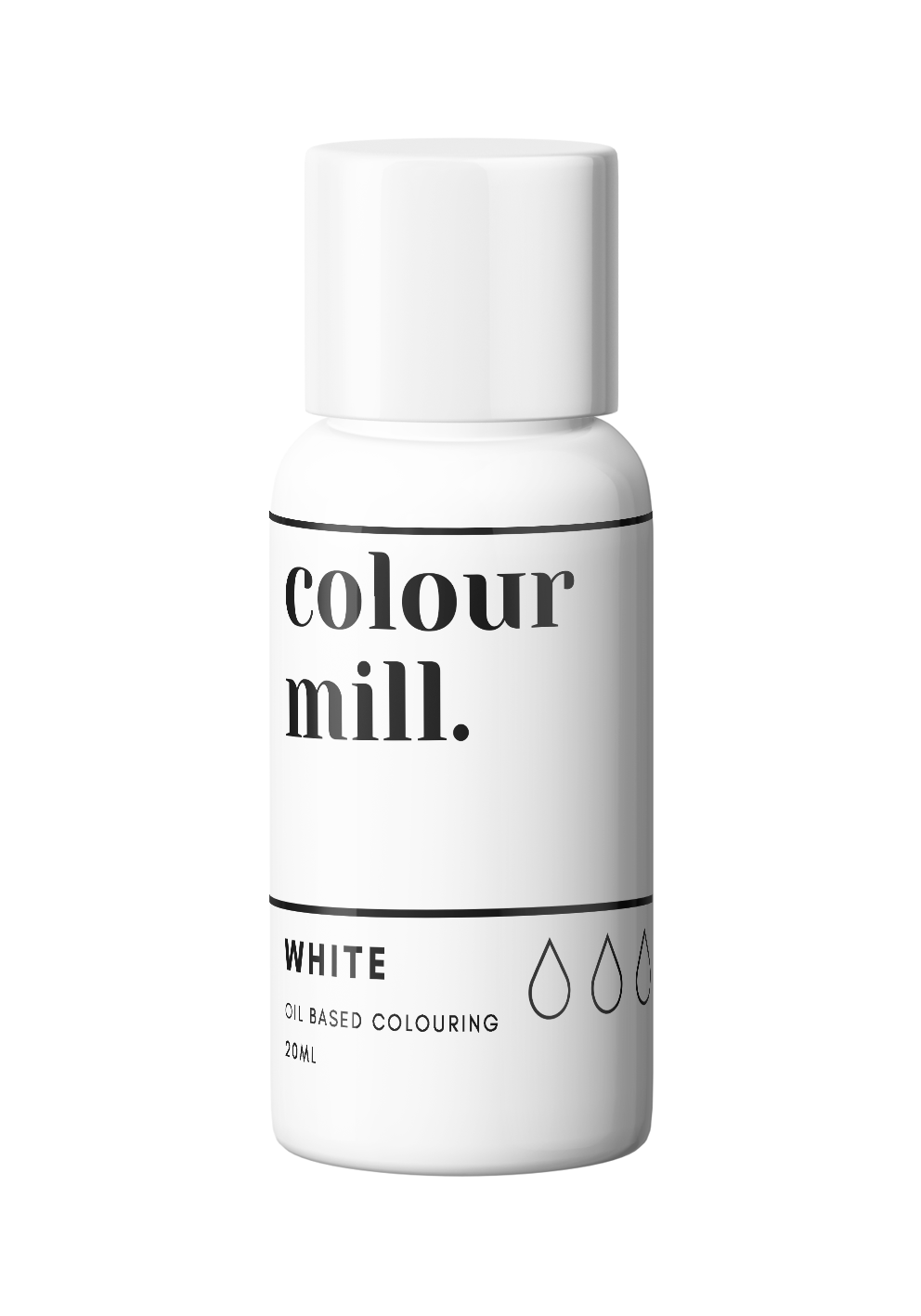 Χρώμα Πάστας - Λευκό - Oil Based - Colour Mill - White.