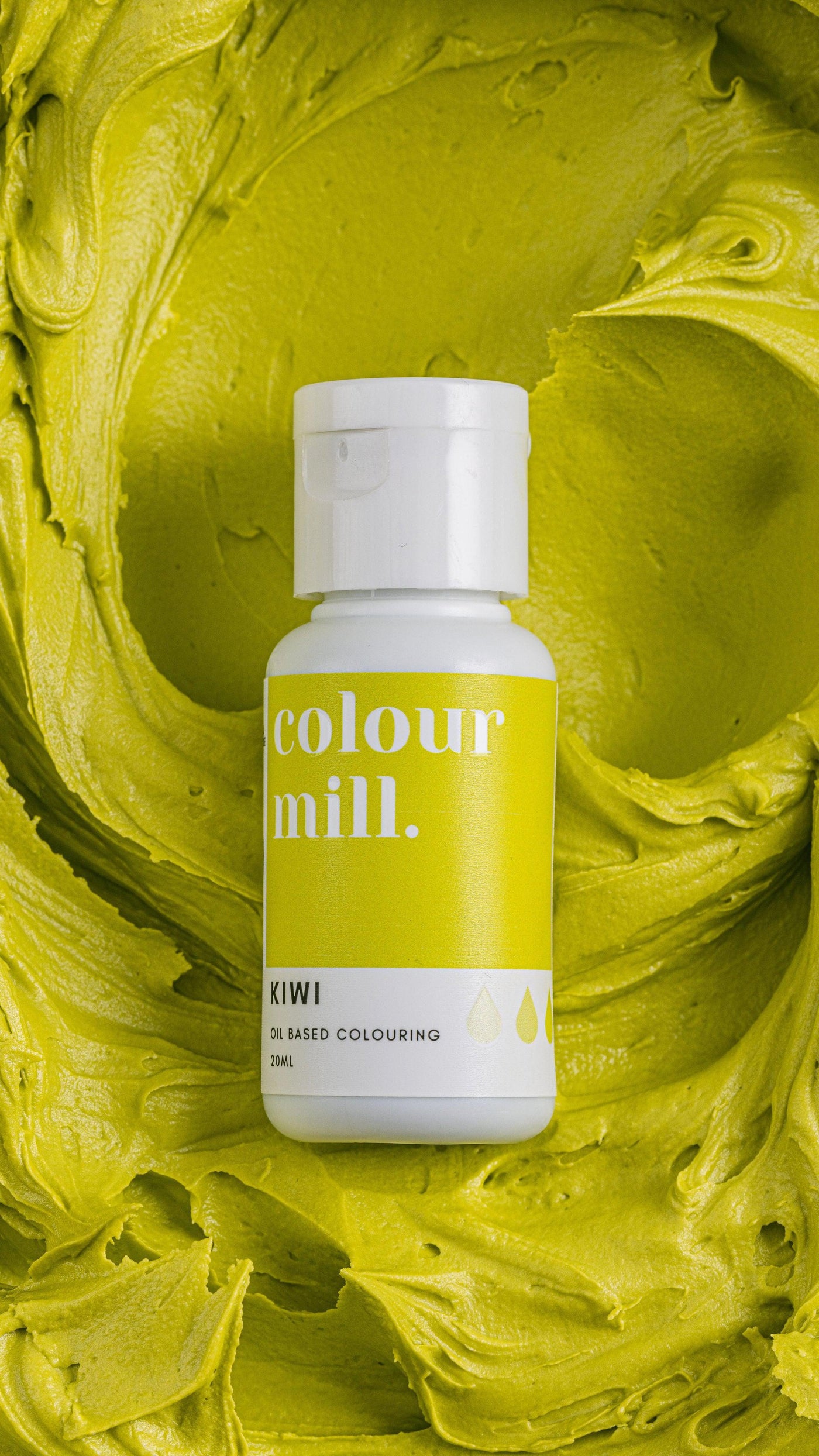 Χρώμα Πάστας - Πράσινο ακτινίδιο - Oil Based -Colour Mill - Kiwi -20ml