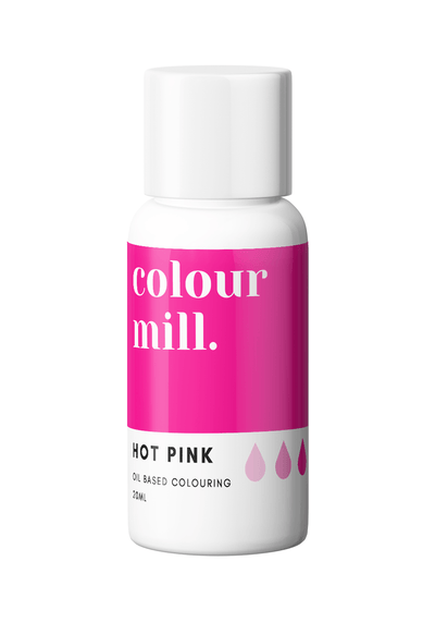 Χρώμα Πάστας - Ροζ έντονο - Oil Based - Colour Mill - Hot pink.