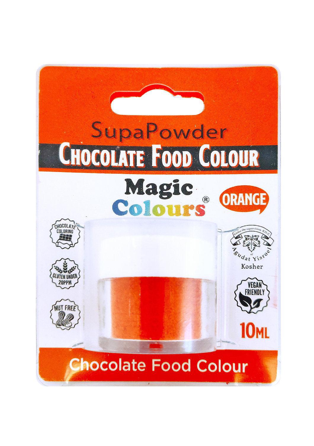 Χρώμα σε σκόνη για σοκολάτα της Magic Colours λιποδιαλυτό - Orange.