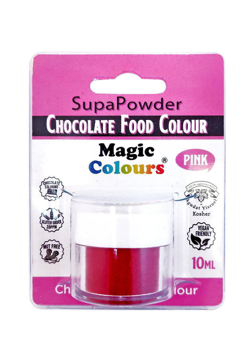 Χρώμα σε σκόνη για σοκολάτα της Magic Colours λιποδιαλυτό - Pink.