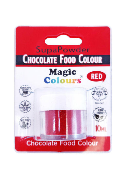 Χρώμα σε σκόνη για σοκολάτα της Magic Colours λιποδιαλυτό - Red