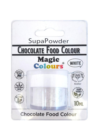 Χρώμα σε σκόνη για σοκολάτα της Magic Colours λιποδιαλυτό - White