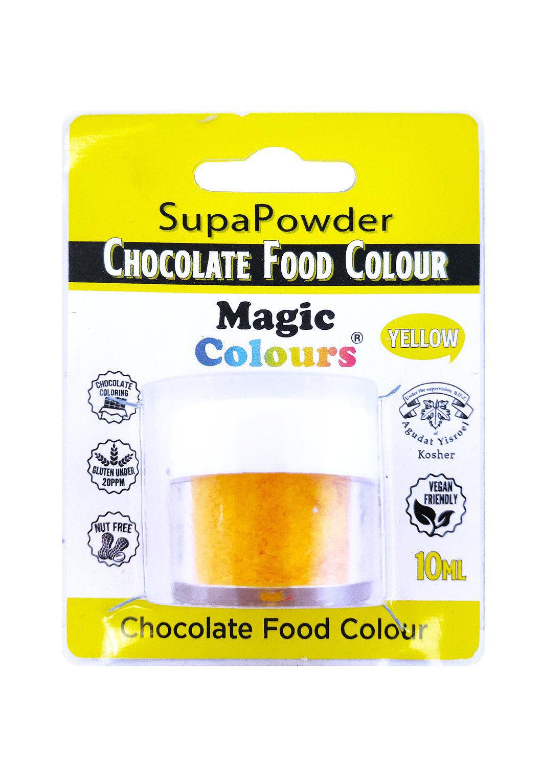 Χρώμα σε σκόνη για σοκολάτα της Magic Colours λιποδιαλυτό - Yellow.