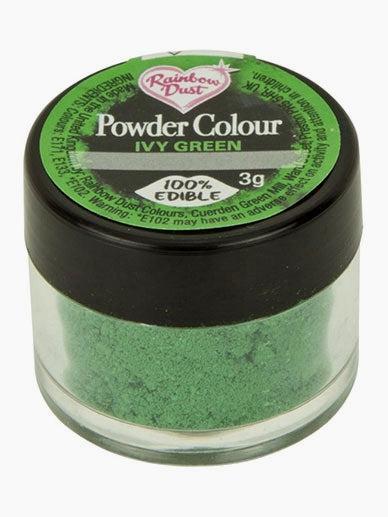 Χρώμα σε Σκόνη - Πράσινος κισσός- (Ivy green) - Rainbow Dust.