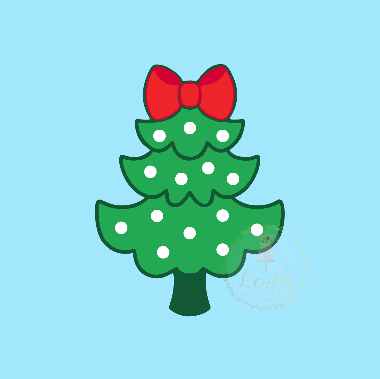 Κουπάτ χριστουγεννιάτικο δέντρο με φιόγκο - Lenka Sweet Dreams