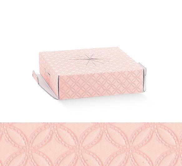 Κουτί διάφανο με βάση για σοκολατένιο αυγό - απαλό ροζ χρώμα 15x15x30 εκ - Lenka Sweet Dreams