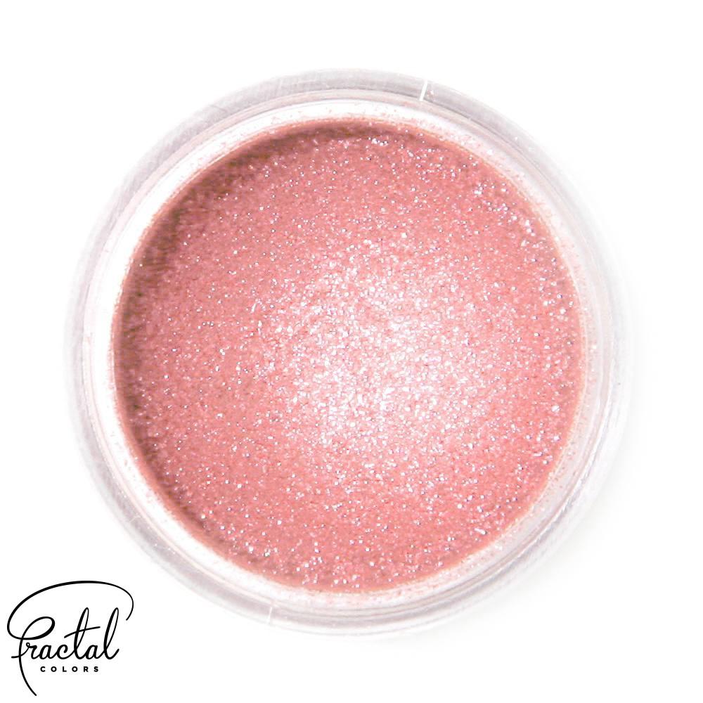 SPARKLING ROSE- Ροζ Αστραφτερό περλέ χρώμα σε σκόνη 10ml. - Fractal