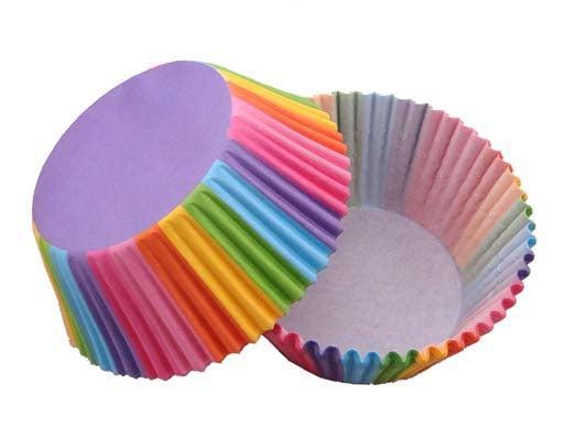 Θήκες ψησίματος για Cupcakes πολύχρωμες -Rainbow 50τμχ - Lenka Sweet Dreams